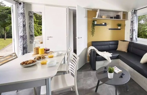 Saint-Maurice-d'Ibie House | Camping Le Sous Bois * - Mobile home Loft Rapidhome 3 rooms 6 people Air-conditioned