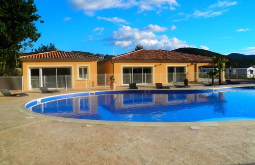 Saint-Maurice-d'Ibie House | Camping Le Sous Bois * - Mobile home Loft Rapidhome 3 rooms 6 people Air-conditioned
