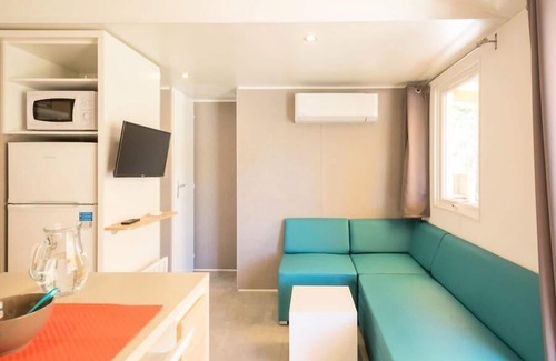 Orpierre House | Camping les Princes d'Orange* - Cottage Space Luxury Comfort 4 rooms 6 people Air-conditioned + Jacuzzi