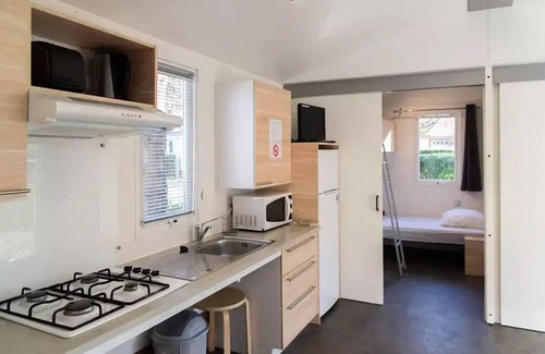 Arles-sur-Tech House | Camping Paradis le Vallespir* - Gentiane mobile home PMR 3 rooms 4/6 people Air-conditioned