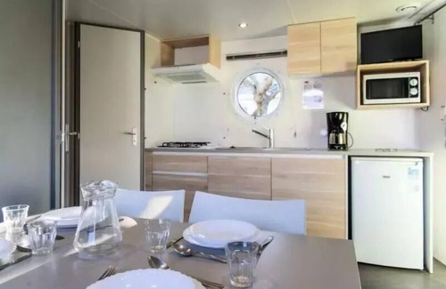 Arles-sur-Tech House | Camping Paradis le Vallespir* - Mobile home Premium Primevère 3 rooms 4 people