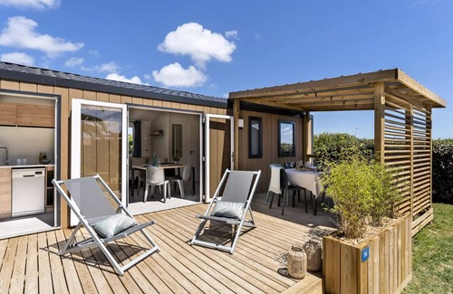 Ars-en-Re House | Camping Romanée Le Campiotel des Dunes * - Premium 3-room mobile home for 4 people