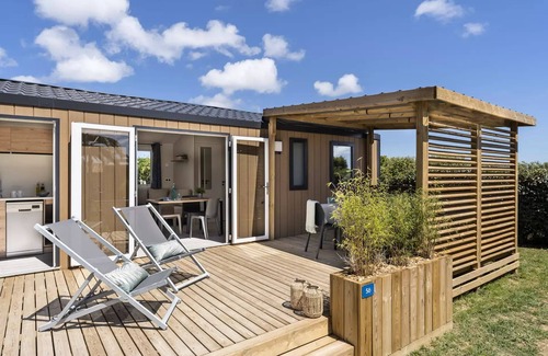 Ars-en-Re House | Camping Romanée Le Campiotel des Dunes * - Premium 3-room mobile home for 4 people