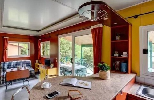 Privas Ski Chalet | Camping Sandaya Les Jardins De Privas **** - Chalet for 5 People