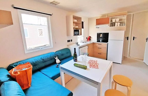 Bauduen House | Camping Tikayan Rives du Lac de Sainte Croix* - Mobile home Maryland Comfort 5 rooms 8/10 people Air-conditioned