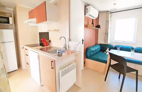 Bauduen House | Camping Tikayan Rives du Lac de Sainte Croix* - Mobile home Maryland Comfort 5 rooms 8/10 people Air-conditioned
