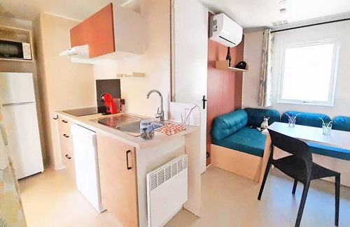 Bauduen House | Camping Tikayan Rives du Lac de Sainte Croix* - Arizona Mobile Home with Jacuzzi 4 Rooms 6 People Air Conditioned