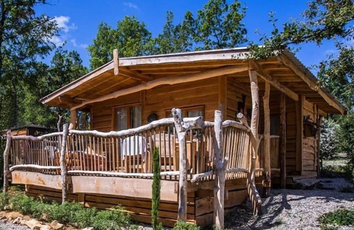 Saint-Antonin Noble Val House | Campsite Les 3 Cantons**** - Chalet Glamping Lodge 4 rooms 6 people
