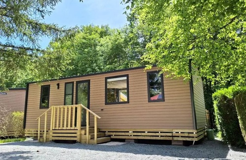 Leval House | Campsite Flower du Lac de la Seigneurie * - Ohara Cottage Garden Side Premium 36m² - 3 bedrooms + Terrace + TV + LV + Forest view 6 people