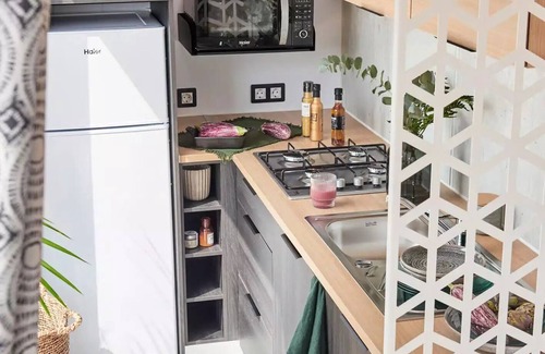 Millau House | Campsite Flower Saint Lambert* - NEW/MH Grand Large Louisiana Premium mobile home 34 m² (3 bedrooms-6 people) - covered terrace + TV + LV + P 6 people