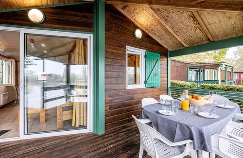 Badefols-sur-Dordogne Ski Chalet | Campsite maeva Getaways Les Bö-Bains * - STAR Chalet 4 Rooms 8 People Air-conditioned