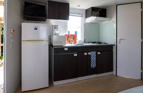 Bourgenay House | Campsite maeva Club Les Dinosaures * - Mobile Home Cozy 3 Rooms 4 People + TV