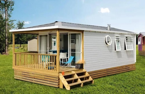 Barjac House | Campsite La Buissière * - Mobil home Comfort Compact - 2 bedrooms 4 people