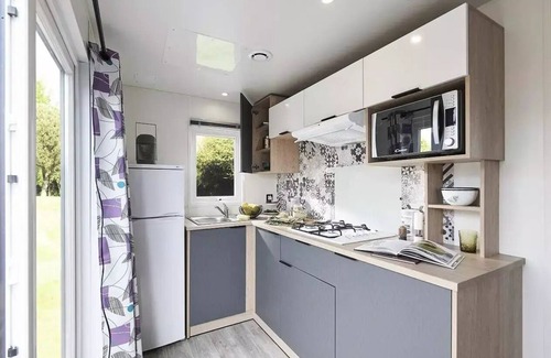 Guerande House | Campsite La Fontaine* - Luxury Mobile Home Lo77 3 rooms 4 people