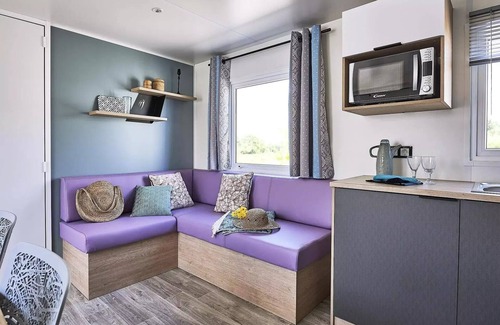 Guerande House | Campsite La Fontaine* - Luxury Mobile Home Lo77 3 rooms 4 people