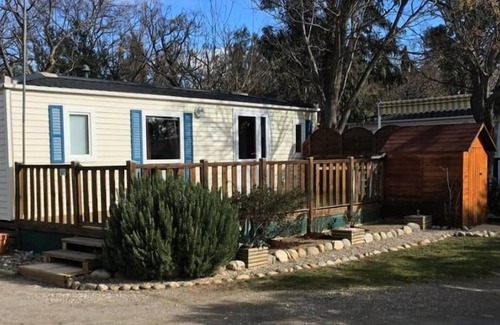 Nefiach House | Campsite La Garenne*** - Comfort mobile home 3 rooms 4/6 people + air conditioning