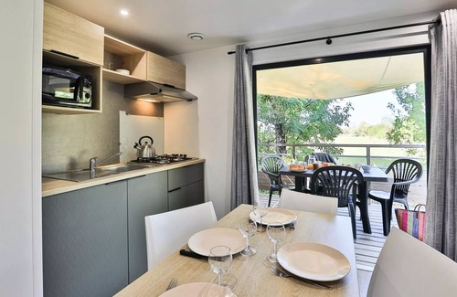 Angles Ski Chalet | Campsite Le Clos Cottet* - Chalet Comfort 3 rooms 4 people air-conditioned