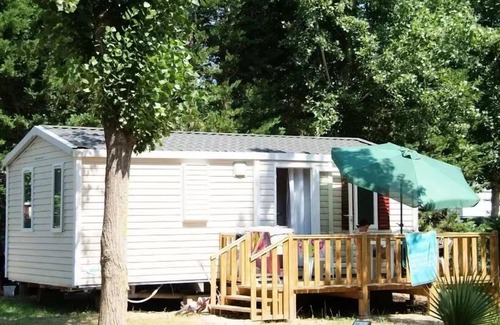 Serignan-Plage House | Campsite Le Clos Virgile * - Mobile Home 3 Rooms 4/6 People Air-conditioned + TV