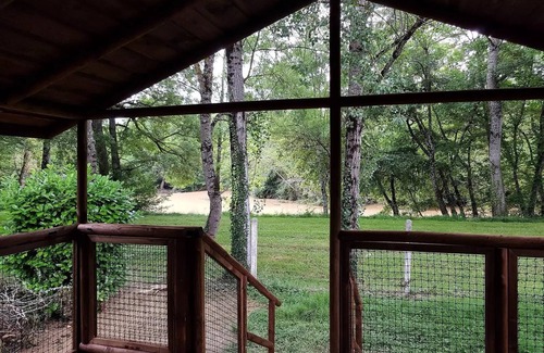 Moncrabeau House | Campsite Le Mouliat * - Chalet on stilt, 1 bedroom, 20m2 + 10m2 2 people