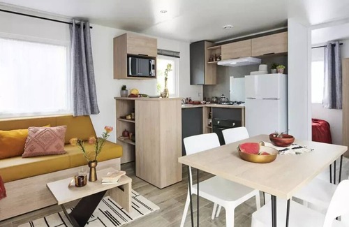 Quettehou House | Campsite Le Rivage * - Mobil home Grand Confort - 2 bedrooms 4 people