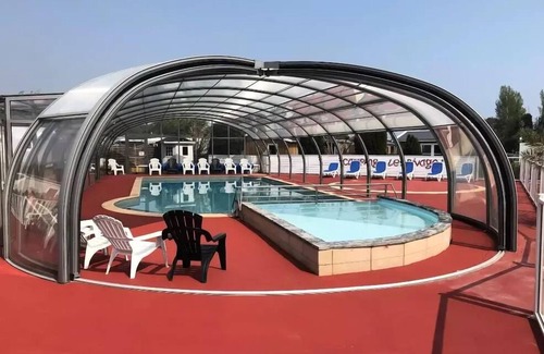 Quettehou House | Campsite Le Rivage * - Mobil Home Premium 2 bedrooms 4 people