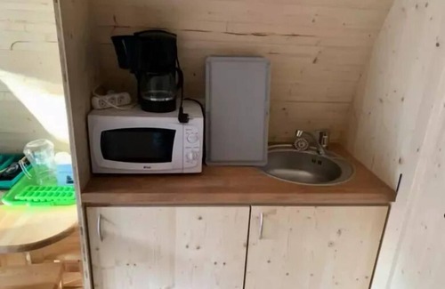 Chateauroux Ski Chalet | Campsite Le Rochat-Belle-Isle * - Chalet wood nature (2 adults + 1 child) 3 persons