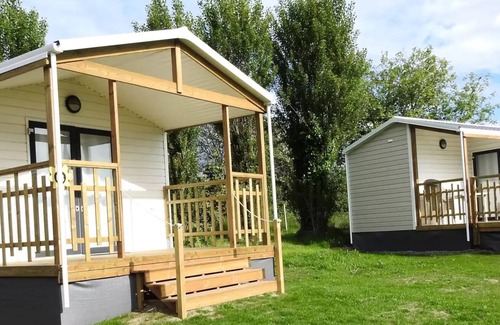Le Grez House | Campsite Les Tournesols * - Mobil home Panama 32m2 (23m2 +9m2 terrace) - 2 bedrooms 4 people