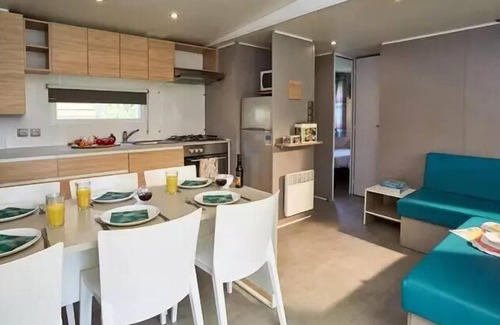 Saint-Cheron House | Campsite Parc des Roches * - Mobil-home Premium Azure 4 rooms 6 people