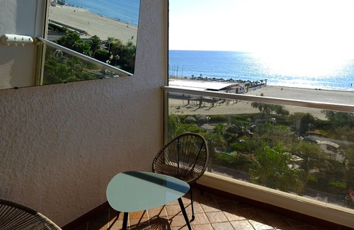 Canet-Plage Apartment | CAN TOUTI - MAGNIFICENT T2 CROSSING FACING THE SEA