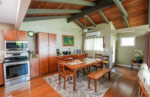 Keolu Hills House | Canal-front, lovely renovated home, 10 min walk to the beach
