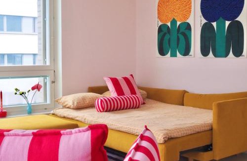 Keskinen District Apartment | Candy-Colored Two-Room Condo with Sweet views