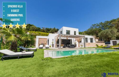 Le Cannet Villa | Cannes Hills Lovely Villa Pool & Garden