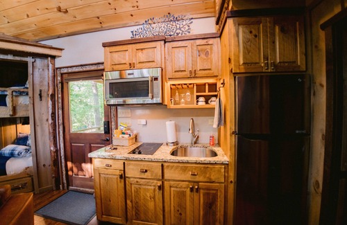 Blue Ridge Cabin | Canopy Blue Luxury Treehouse *hot tub, fire pit, swing bed, amazing views*