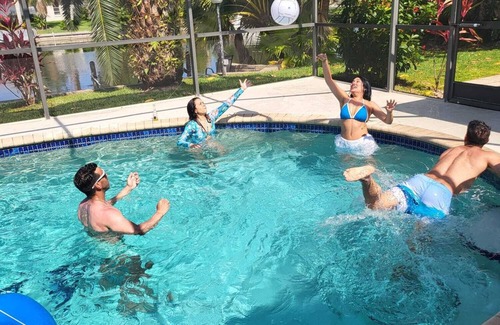 Fort Myers House | Cape Coral, Pool Home, On Fresh Water Canal, Fishing, Free Wi-fi & Game Room
