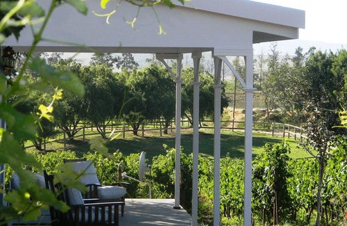 Langeberg House | Cape Winelands cottage 90m2 with beautiful views of vineyards, mountains & orcha