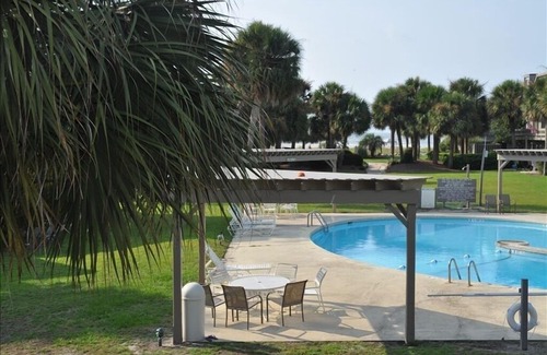 Saint Helena Island Villa | Captain John Fripp Villa 319~Pool Side and Ocean View