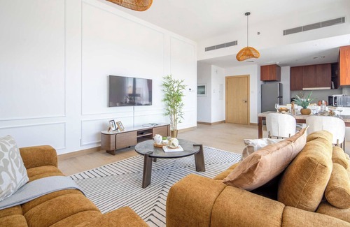 Dubai Apartment | Captivating 2BR in La Mer with Partial Burj Views!