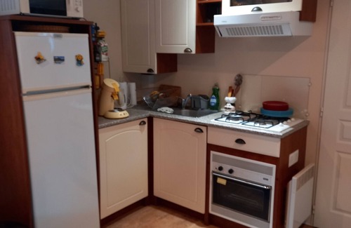 Saint-Julien-en-Saint-Alban RV Rental | Caravan "Mobil-home Camping" with Mountain View, Shared Heated Pool & Wi-Fi