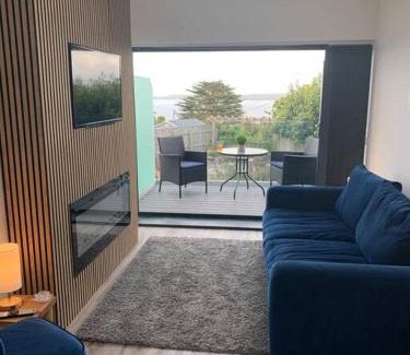 Carbis Bay Apartment | Carbis Daze Ocean Views Studio, SuperKing bed St Ives Carbis Bay