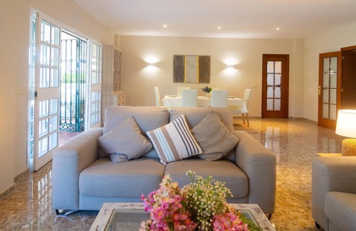 Carib Playa Villa | Carib Playa large Andalusian villa on two levels with private pool, garden