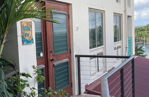 Estate Enighed Condo | Caribbean Gem Hilltop Condo with Harbor and Island Views, Walk to Town