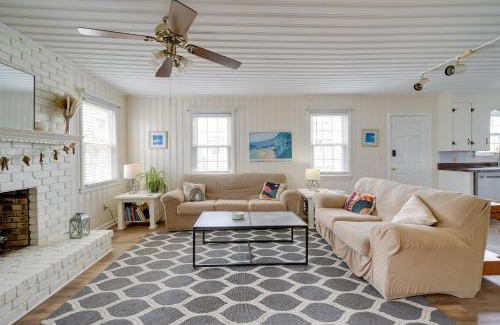 North Carolina Coast House | Carolina Beach Home with Private Deck Walk to Shore