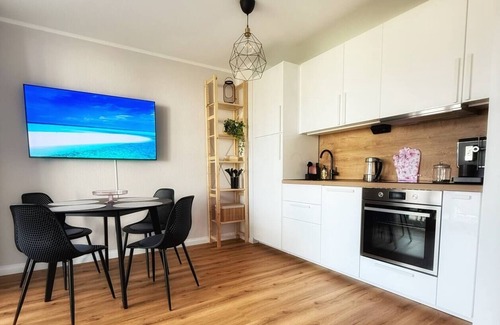 Schloßchemnitz Apartment | Carrée 31 Balkon+Privatparkplatz+Aufzug+Kaffee