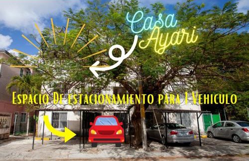 Downtown Cancun Apartment | Casa Ayari - 3 Habitaciones - 2 a 6 personas - WIFI- AC