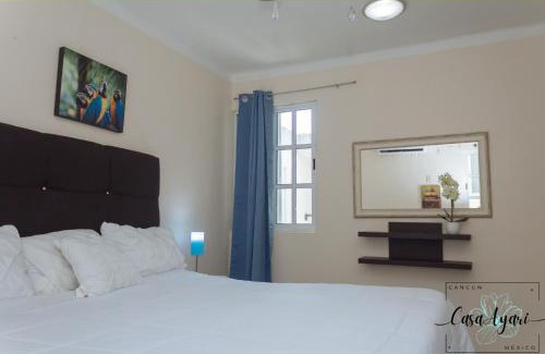 Downtown Cancun Apartment | Casa Ayari - 3 Habitaciones - 2 a 6 personas - WIFI- AC