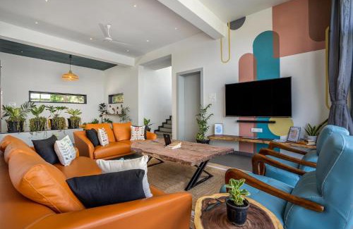 Mahiravani Villa | Casa Boho by StayVista - Contemporary design, Farm-view, Swimming pool & Indoor games for a chic retreat