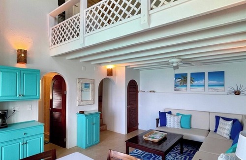 West End Villa | CASA CARIBE OCEANFRONT TWO STORY LOFT VILLA, Air Conditioning, Beautiful Views.