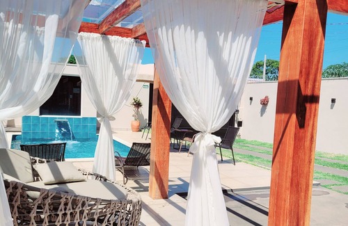 Tanabi House | Casa Completa com Área Gourmet, Piscina com Aquecedor Solar e Sauna Seca