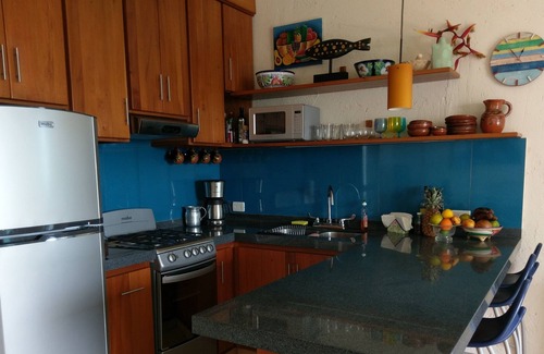 Puerto Morelos Condo | Casa de la Madrugada...Oceanfront Condo with terrace overlooking beach