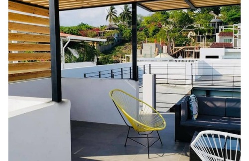 Brisas de Zicatela House | Casa Diego/Minimalist house and indoor pool